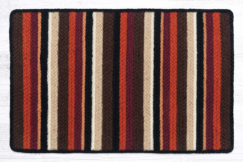 Rust/Black/Tan Oblong Rug VR-620