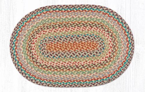 20"x30"-5'x8' Multi 1 Oval Rug C-328