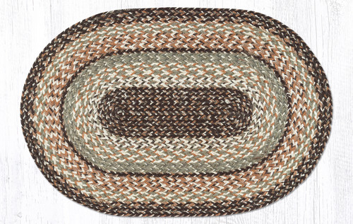 20"x30" Sandstone/Sage Oval Rug C-9-099