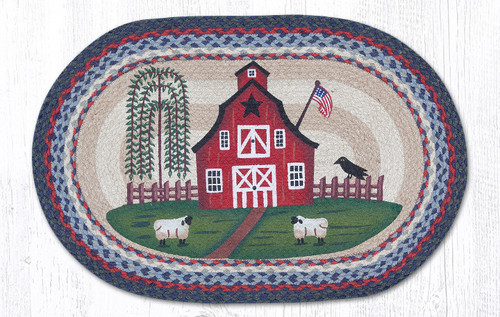 20"x30" Barn Scene Rug OP-015