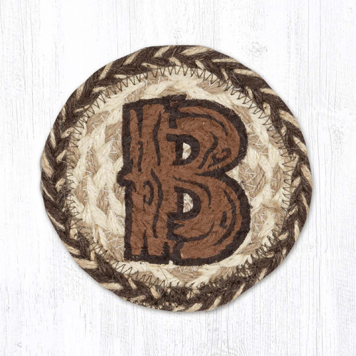 5" Rustic B Coaster IC-9-870