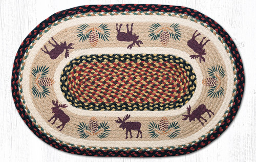 20"x30" Moose/Pinecone 2 Rug OP-019