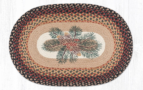20"x30" Pinecone Red Berry Rug OP-083
