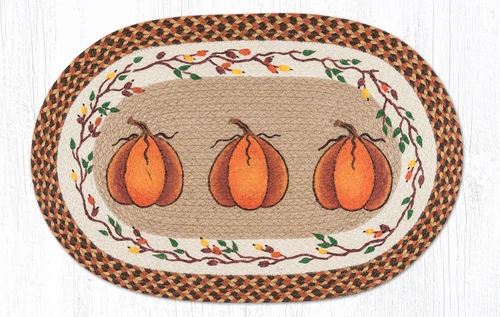 20"x30" Harvest Pumpkin Rug OP-222