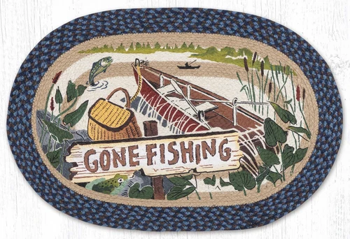 20"x30" Gone Fishing Rug OP-355