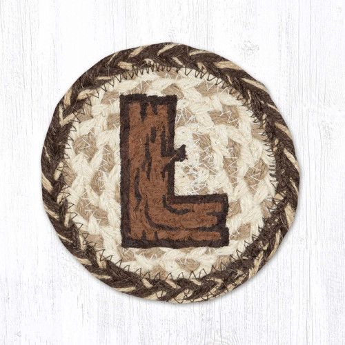 5" Rustic L Coaster IC-9-870