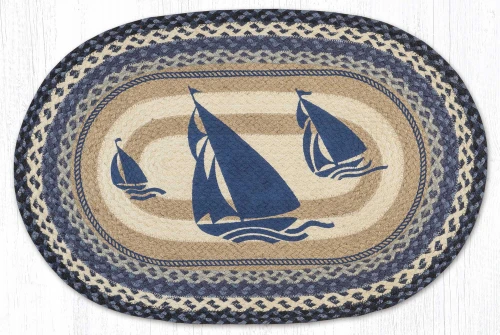 20"x30" Blue Boat Rug OP-443
