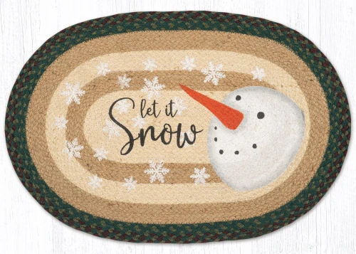 20"x30" Let It Snow Snowman Rug OP-508