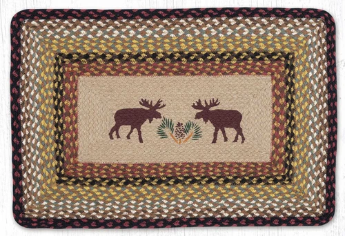 20"x30" Moose/Pinecone Rug PP-019
