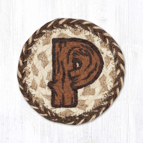 5" Rustic P Coaster IC-9-870