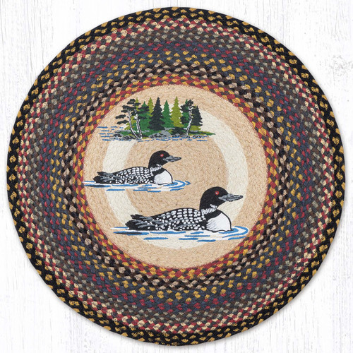 27" Loon Patch Rug RP-043
