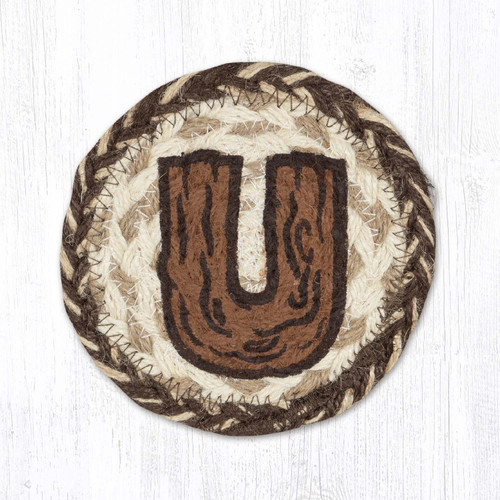 5" Rustic U Coaster IC-9-870
