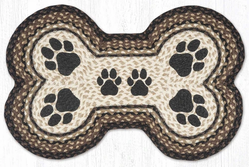 Paw Prints Dog Bone Rug DBP-313