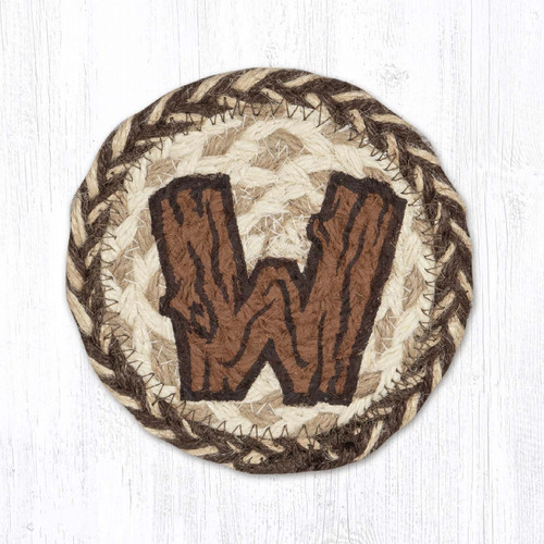 5" Rustic W Coaster IC-9-870