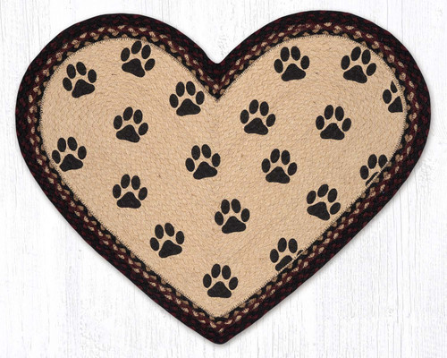 20"x30" Dog Paw Heart Rug HP-344