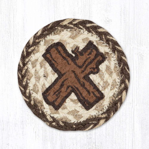 5" Rustic X Coaster IC-9-870