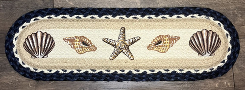 8.25"x27" Shells Stair Tread ST-OP-443