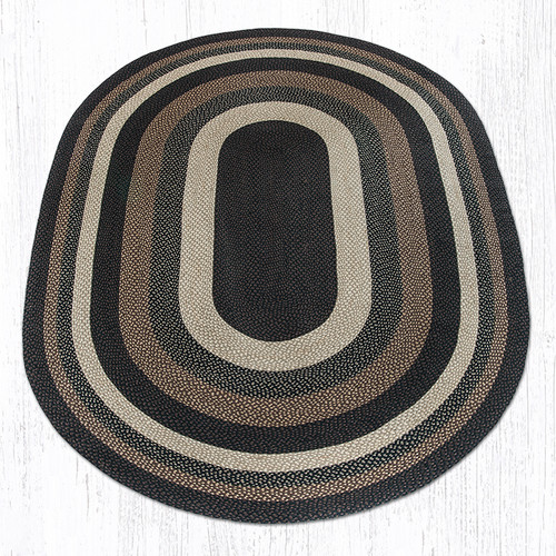 8'x11' Mocha/Frappiccino Oval Rug C-313