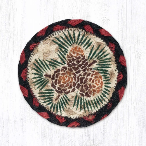 5" Pinecone Coaster IC-019