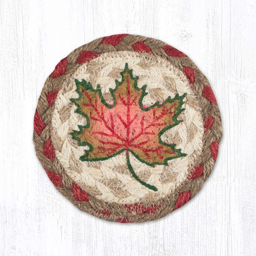 5" Autumn Leaves Coaster IC-024