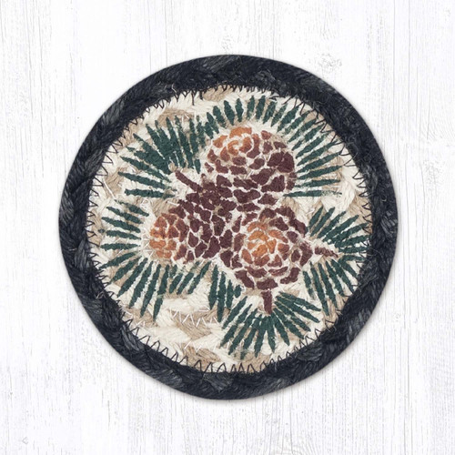 5" Pinecone Coaster IC-025A