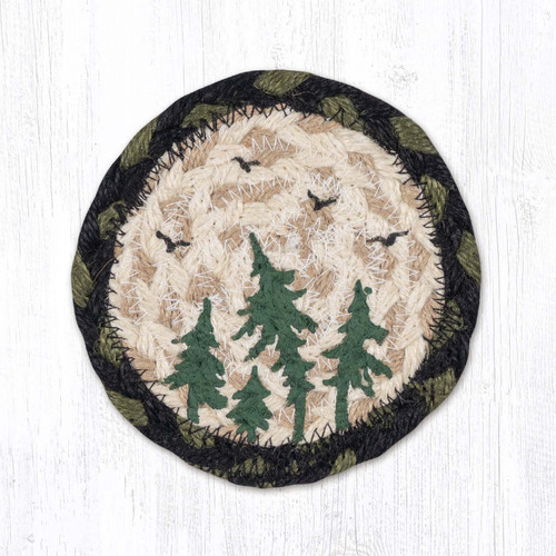 5" Tree Scene Coaster IC-116