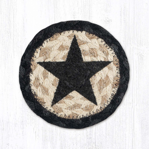 5" Black Star Coaster IC-238