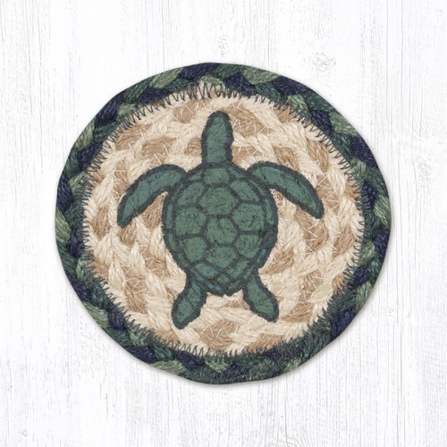 5" Aqua Turtle Coaster IC-359
