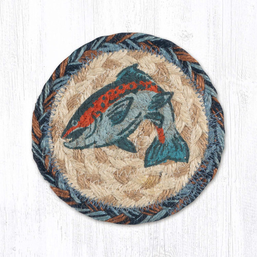 5" Blue Fish Coaster IC-443