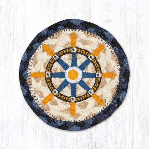 5" Nautical Ship Wheel Coaster IC-443