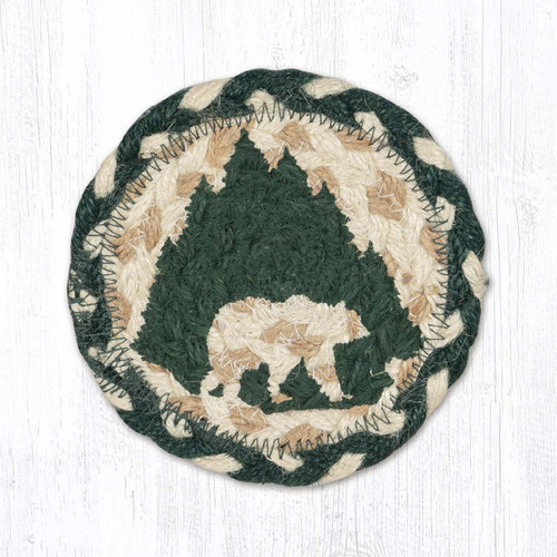 5" Tree Line Grizzly Coaster IC-505