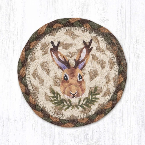 5" Jackalope Portrait Coaster IC-657