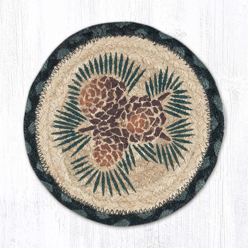7" Pinecone Coaster LC-025A