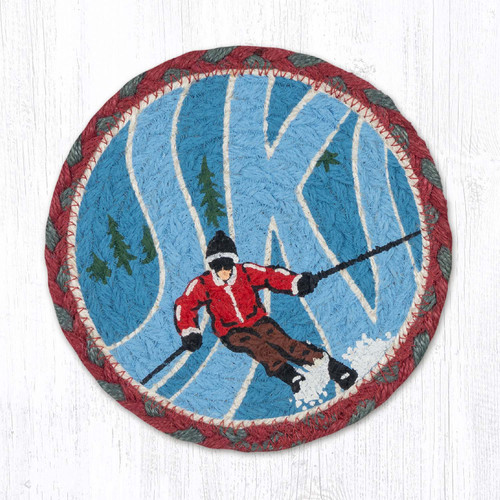 7" Red Ski Jacket Coaster LC-025