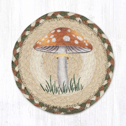 7" Light Mushroom Coaster LC-040