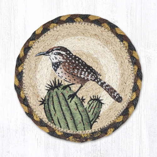 7" Cactus Wren Bird Coaster LC-051