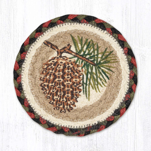 7" Pinecone Coaster LC-081