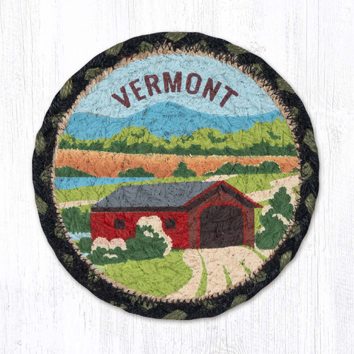 7" Vermont Covered Bridge Coaster LC-116