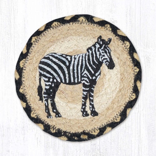 7" Zebra Silhouette Coaster LC-123