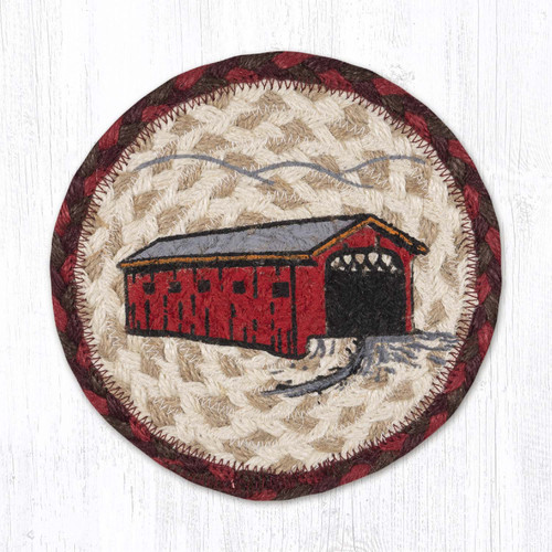 7" Covered Bridge Coaster LC-417