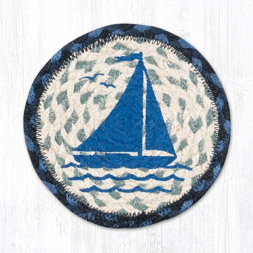7" Sailboat Coaster LC-443