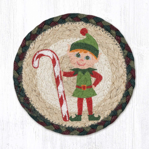 7" Elf Candy Cane Coaster LC-508