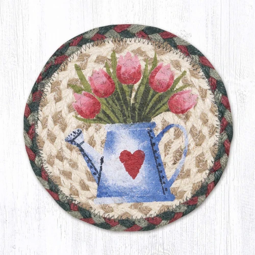 7" Tulip Watering Can Coaster LC-801