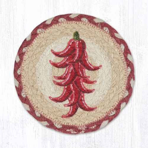 7" Chili Pepper Ristra Coaster LC-916