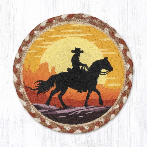 7" Southwestern Sunset Coaster LC-929