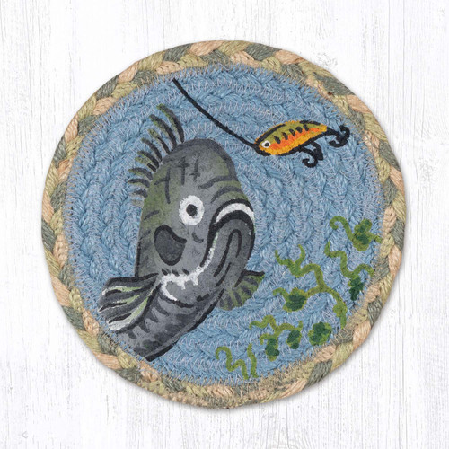 7" Fish with Lure 4 Coaster LC-933