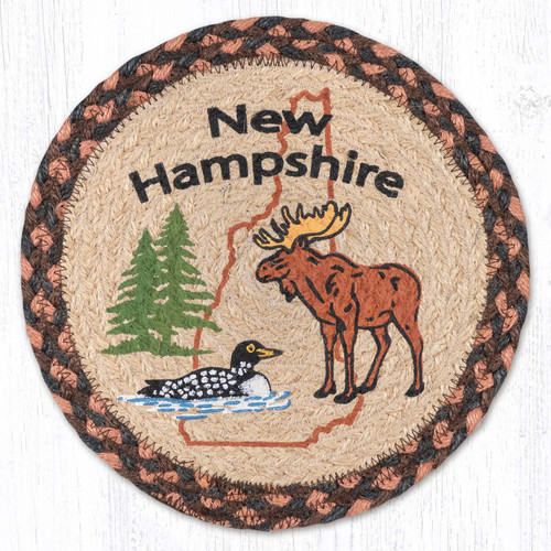 10" NH State Moose Trivet MSPR-012