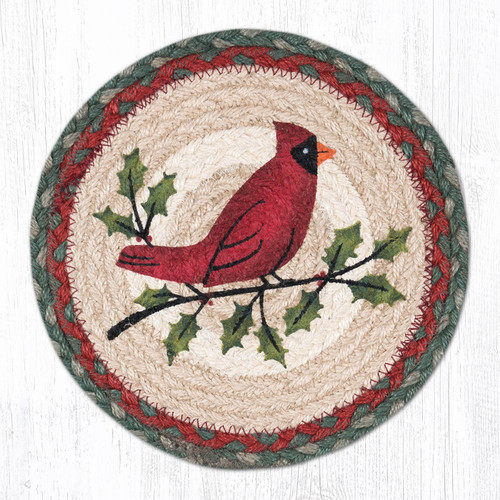 10" Holly Cardinal Trivet MSPR-025
