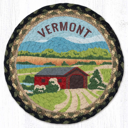 10" Vermont Covered Bridge Trivet MSPR-116