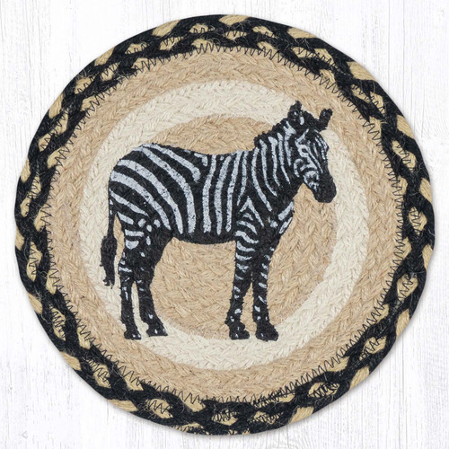 10" Zebra Silhouette Trivet MSPR-123